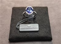 Anello World Diamond Group Donna in Oro bianco Tanzanite ACLC103DZBTZ2